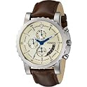 Fossil Men's Chronograph Brown Leather Watch #FS4456