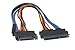 SATA 22 Pin Female to 7 Pin and 15 Pin SATA Power Male - 12