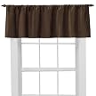 Fieldcrest&reg; Velvet Stripe Window Valance - Chocolate (54x17")
