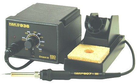 Hakko 936ESD: Hakko 936 / 936-12 ESD Safe Soldering Station, Variable Temperature, ESD-Safe