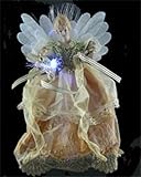 12 Inch Fiber Optic Angel Tree Topper [90410004]