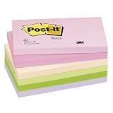 Post it Notes Warm Pastel Rainbow Pink Salmon Cream Pastel Green Retro Green Lilac 12 Pads Per Pack 100 Sheets Per Pad 76 Mm X 127 Mm
