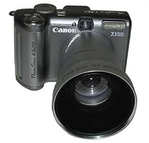 HD 0.5X WIDE ANGLE LENS FOR CANON POWERSHOT A610 A620 A630 A640