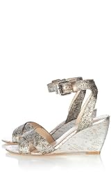 Woven Raffia Wedge
