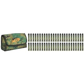 Nerf N-Strike Ammo Bag Kit - Green with Camouflage: Toys &amp; Games