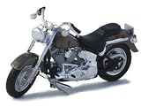 Diecast Model Harley Davidson Fat Boy FLSTFI (2004) (1:18 scale by Maisto) in Gold