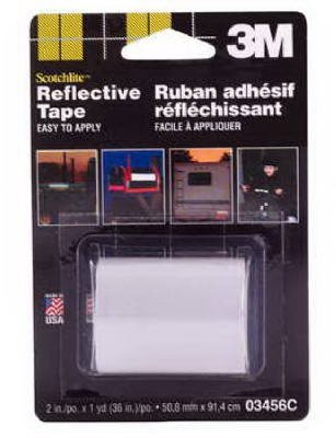 3M(TM) Scotchlite(TM) Reflective Tape 03456C, 2 in x 36 in, Silver [PRICE is per ROLL]
