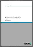 Produkt-Bild: Organisatorische Fit-Analyse