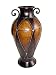 16.5" ht Metal Planter Vase, Jar Rustic Finish Decor
