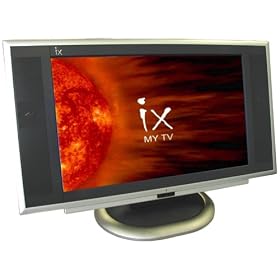 IX PA1721TWSB 17-Inch 16:9 LCD Flat-Panel TV, Black with Silver Back
