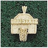 LogoArt Ohio State Buckeyes 10K Gold Backboard Pendant