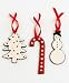 Martha Stewart Collection Icon Cookie Cut-out Christmas Ornaments, Set of 3