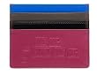 Marc By Marc Jacobs Limited Edition Leather Logo Color Block Business ID Card Case Bag Burgundy Multi