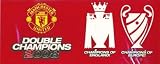 Manchester United FC Window Sticker - Double Champions