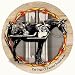 THIRSTYSTONE COASTER SET * MOTORCYCLE MUSTANG �2005 The Trail Of Painted Ponies Inc.