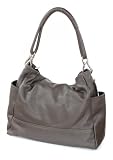Sac cabas en cuir marron fonc&eacute;
