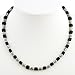 EXP Handmade Black Onyx & Silver Necklace
