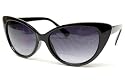 Cat Eye Vintage Retro 80s Fashion Sunglasses Womens Wm18 Black