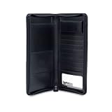 Hartmann Luggage Leather Zip Travel Organizer