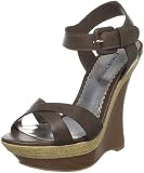 bebe Womens Nova Wedge Sandal,Dark Brown,10 M US 41GXENLGwPL. SL160 bebe Womens Nova Wedge Sandal,Dark Brown,10 M US