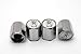 4x Chrome Metal Tyre Tire Valve Stem Caps fit Rolls-Royce all models 955