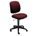 Comfortask Task Swivel Tilt Chair- Burgundy/ Black