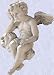 sitting angel statue restfull cherub sculpture New