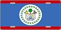 Belize Flag License Plates