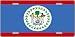 Belize Flag License Plates