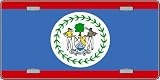 Belize Flag License Plate