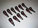 12 Pieces Durable Mini Tobacco Smoking Pipes - Comes with 36 Pieces Nova Lite Pipe Cleaners