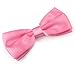 TopTie Mens Pretied Satin Tuxedo Pink Bowtie Bow Tie, Breast Cancer Awareness Color