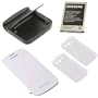 Samsung ETCK1G6BLANC Kit d'accessoires avec �tui � rabat + 2 x slim cover + kit batterie Blanc