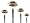 Pack of 8 high quality Stainless steel solar lights.