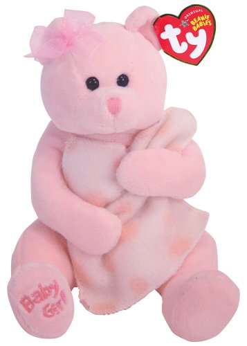 ty baby girl bear with blanket cheap price