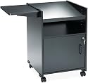 Safco 8927BL Economy Mobile Computer/Projector Stand, 19-1/2w x 20-1/2d x 30h, Black