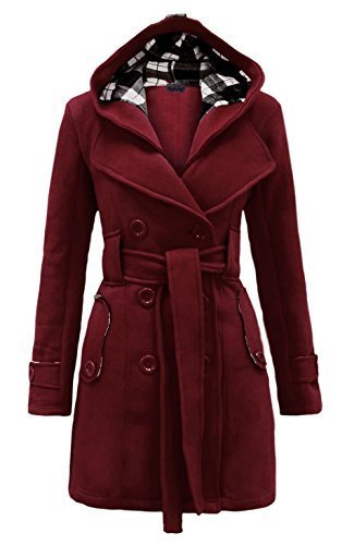 Noroze Womens Check Hood Coat