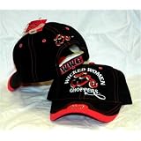 Buy WWC Wicked Women Chopper Cap Biker style Baseball Hat - Rhinestone design by Boom Boom Cycles
