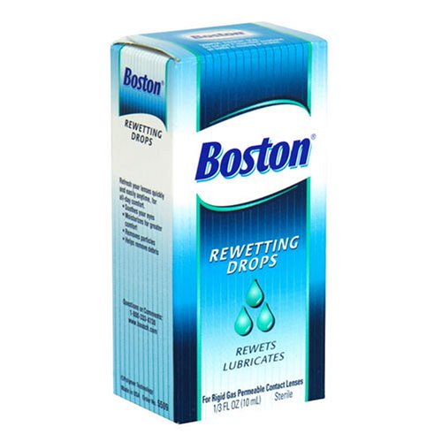 Buy Boston Rewetting Drops for Rigid Gas Permeable Contact Lenses, .33-Ounce Bottles (Pack of 3) by Boston now!