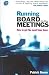 Running Board Meetings