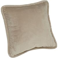 Brentwood Originals Plush 18-Inch Jumbo Cord Pillow, Taupe