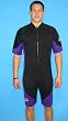 Men's Shorty Style Purple Black Wetsuitsize 4x, Item # 8809
