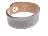 Genuine Leather Retro Faded Black Fashion Bracelet
