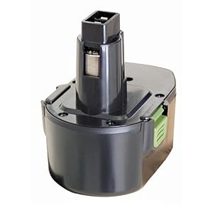 TopCell DW-1420 14.4-Volt 2.0 Amp Hour NiCad Pod Style Replacement Battery for DeWalt and... by 