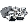 Farberware Classic Stainless Steel 17-Piece Cookware Set