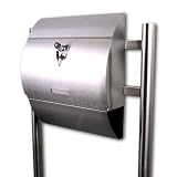Standbriefkasten Edelstahl Briefkasten Zeitungsfach