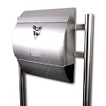 Standbriefkasten Edelstahl Briefkasten Zeitungsfach