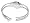 Movado Women's Amorosa Diamond Accented Bangle Bracelet Watch #0604983
