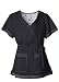 Medical Uniforms - KOI Medical Scrubs Katelyn Top Black X-Large