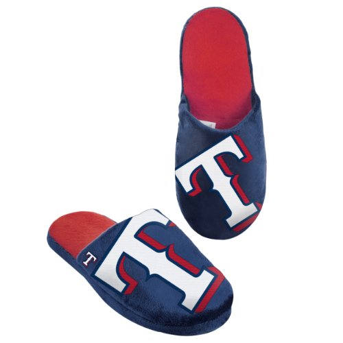 MLB Texas Rangers 2011 Big Logo Slide Slipper Hard Sole X-Large